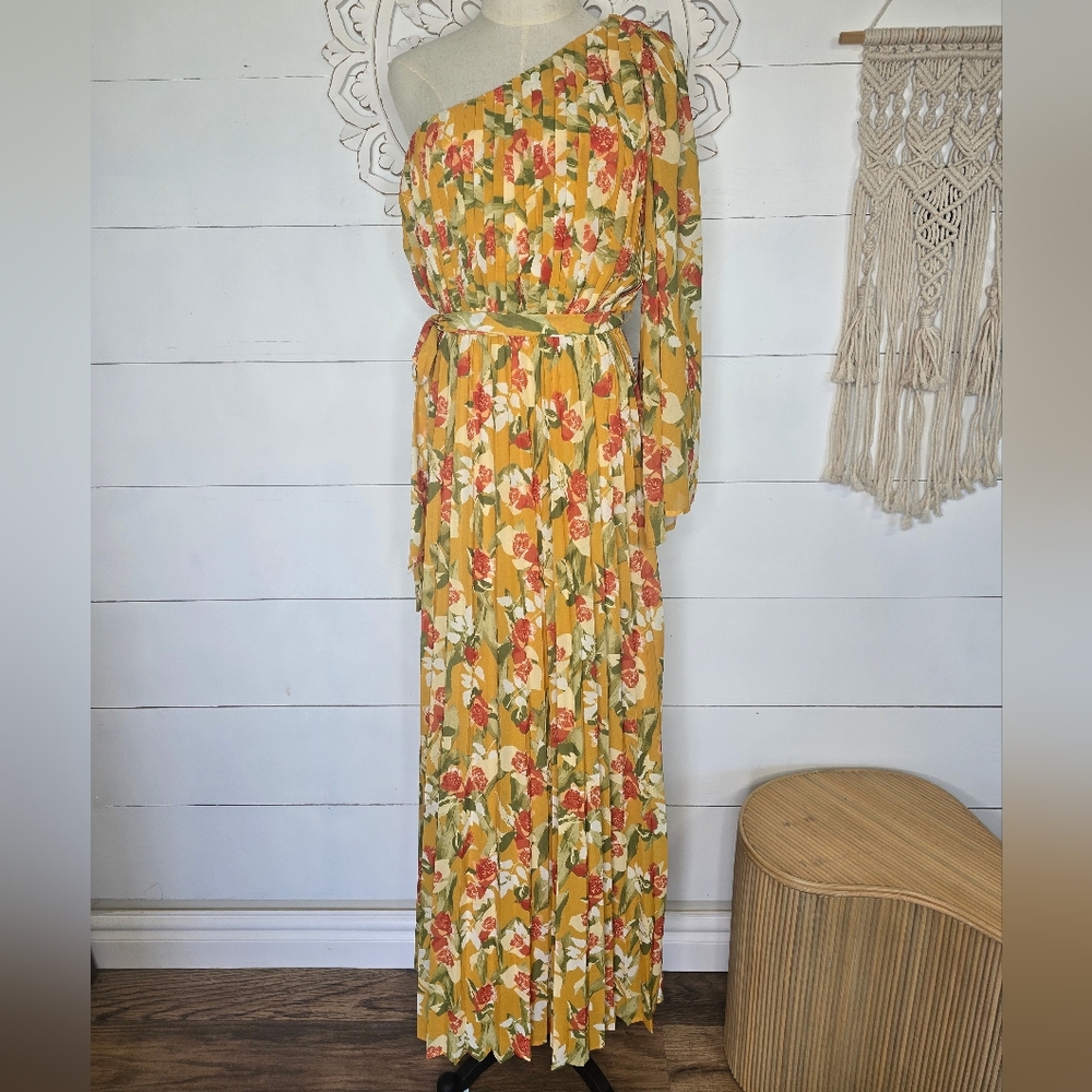Flying Tomato Found Reality Woven Maxi Dress